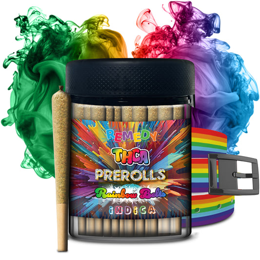 THC-A Pre-Rolls Joints 50 Pack - Rainbow Belts