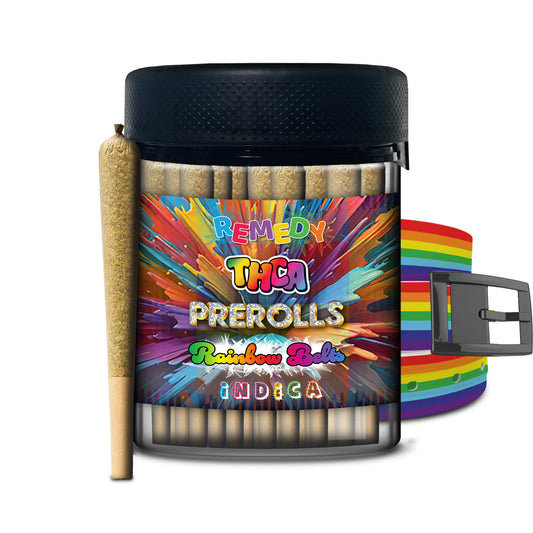 THC-A Pre-Rolls Joints 50 Pack - Rainbow Belts