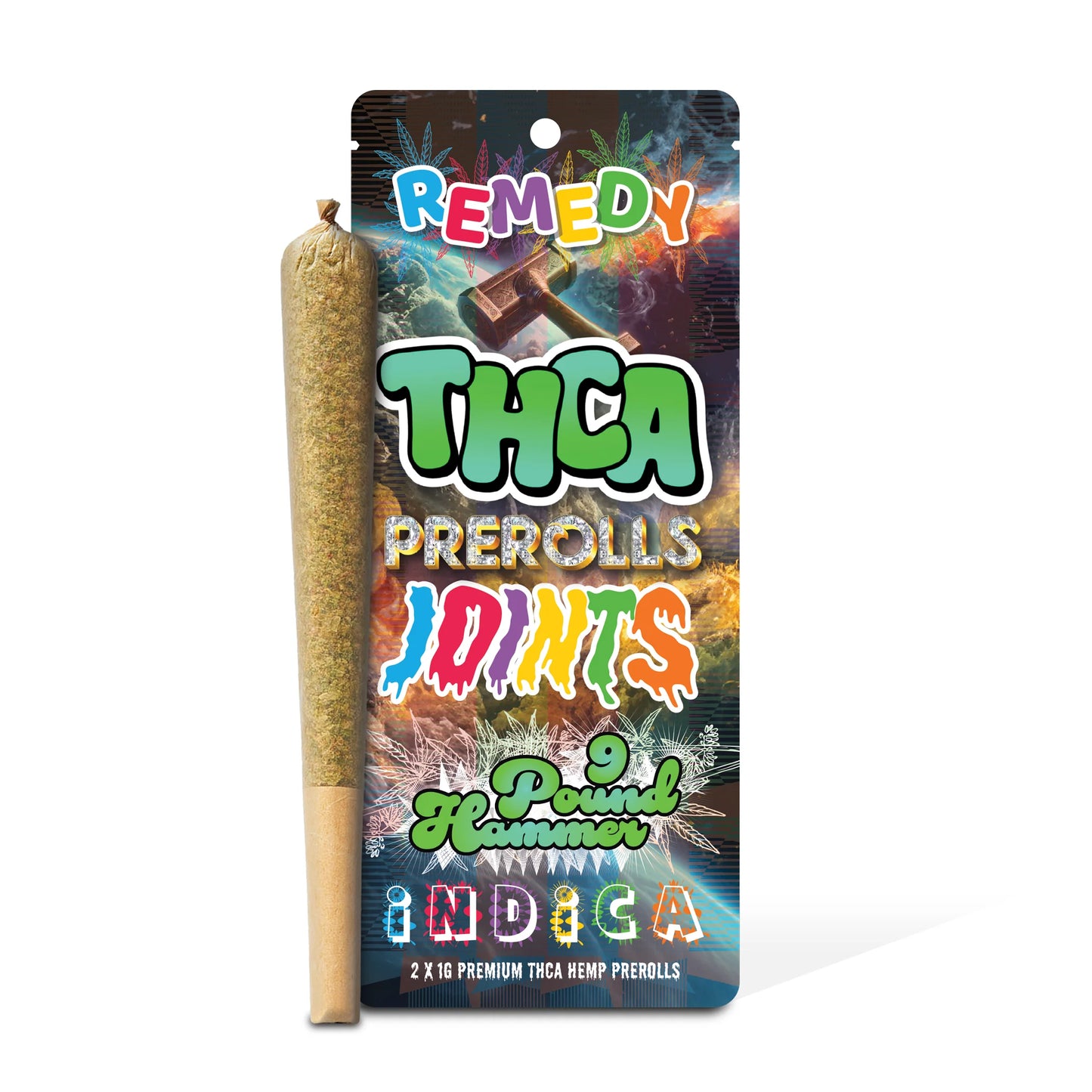 Buy Delta 9 200mg Gummies Get 9 Pound Hammer THCA Pre-Rolled Joints For $5.00