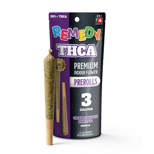 THC-A 3 Gram Pre-Rolls Joints 2 Pack - Granddaddy Purple