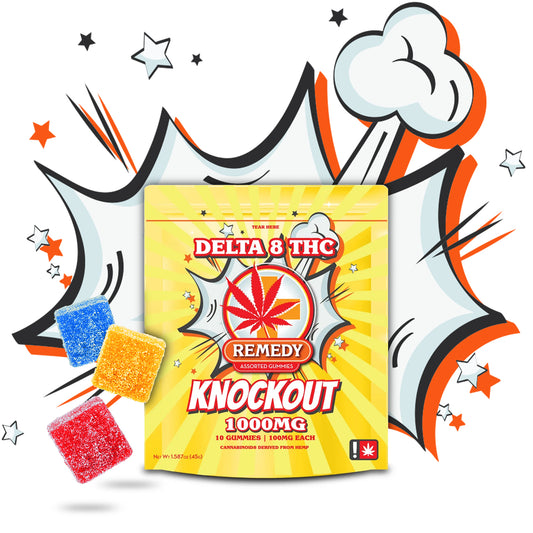 Knockout Gummies 1000mg/10ct - Delta 8