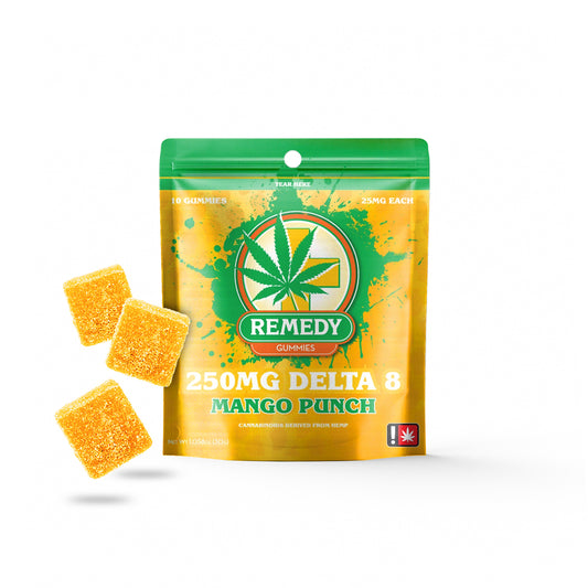 Delta 8 THC Gummies Mango Punch 250mg