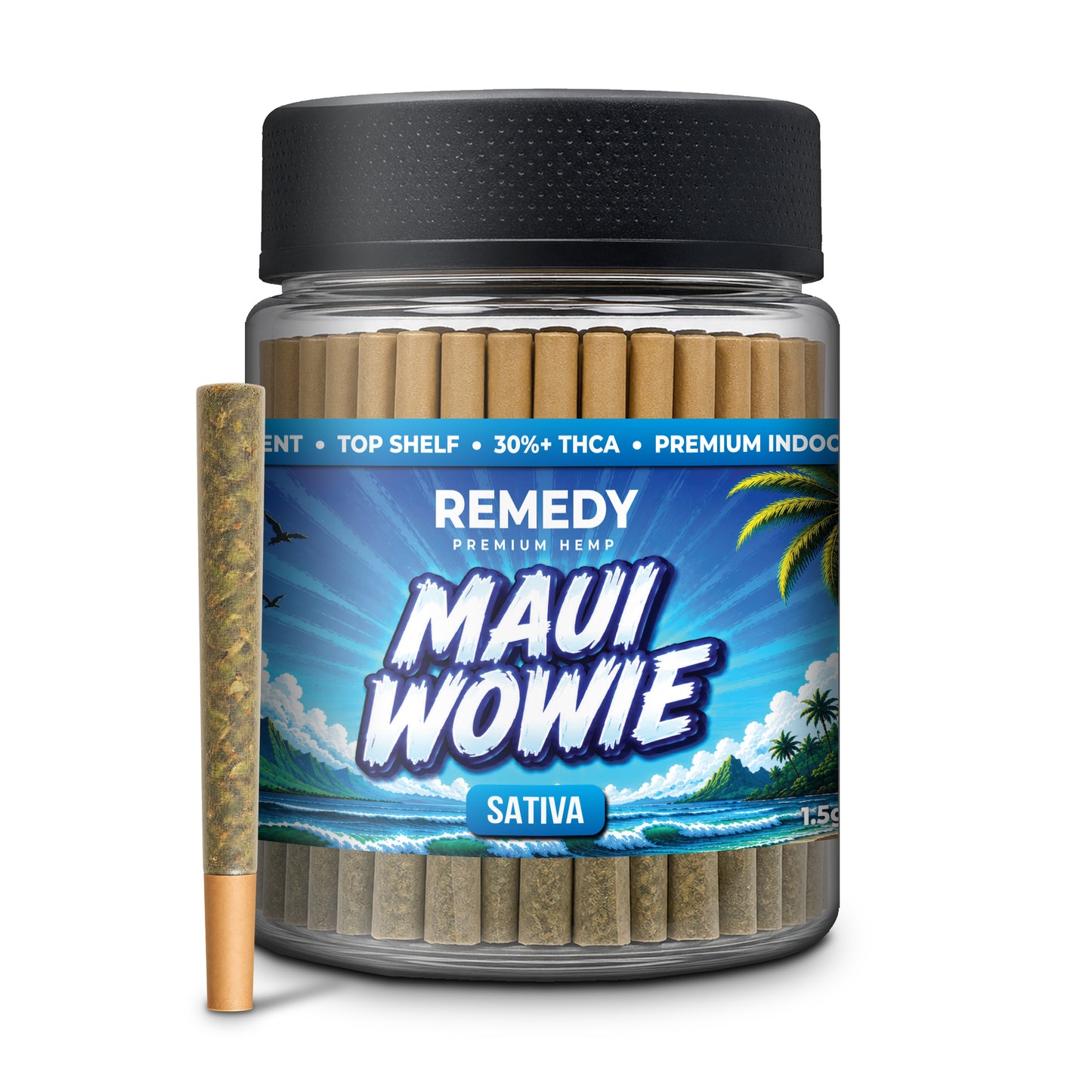Maui Wowie THCa 1.5g PreRolls 50-Pack