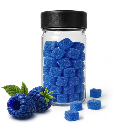 Nighttime Blue Razz Delta 9 + CBN 1,050mg Gummies
