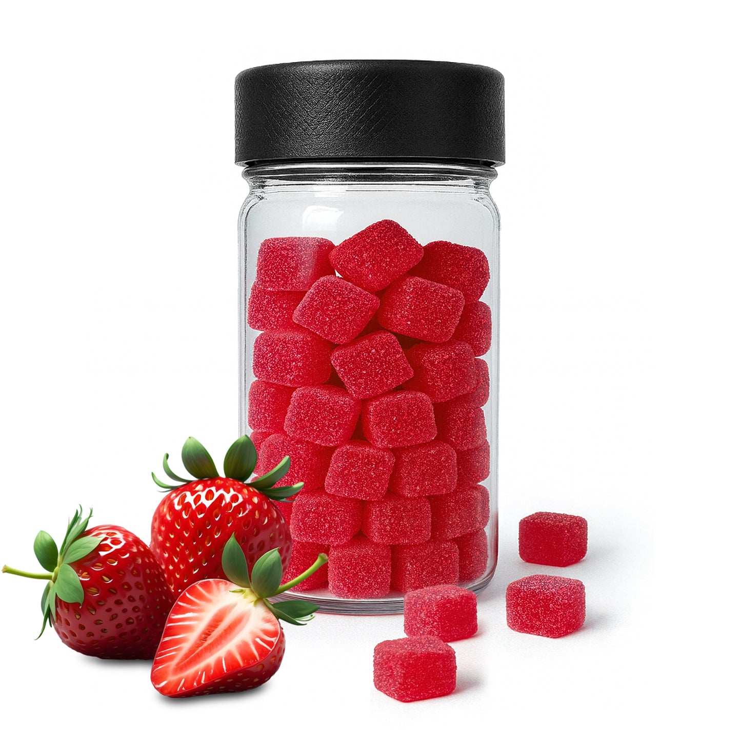 Nighttime Strawberry Delta 9 + CBN 1,050mg Gummies