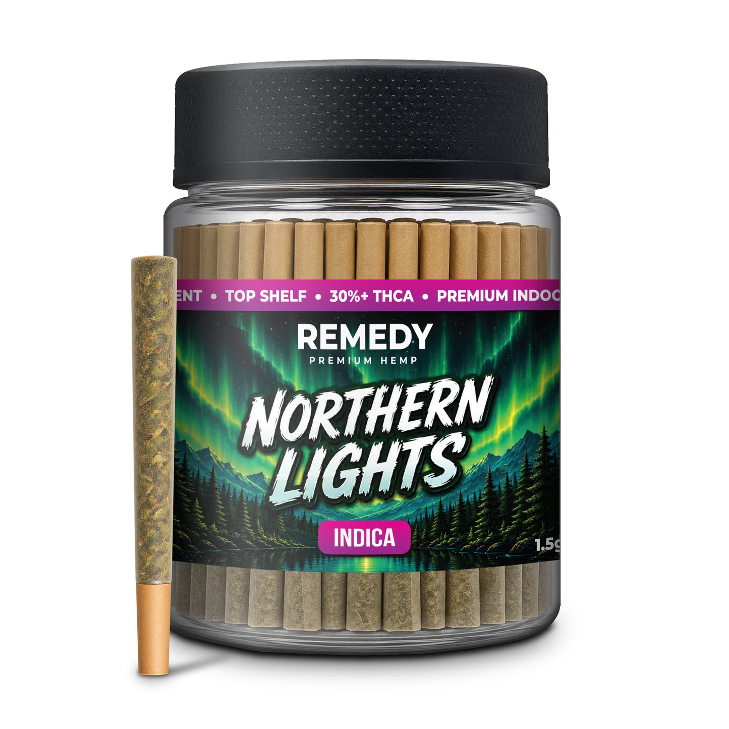 Northern Lights THCa 1.5g PreRolls 50-Pack