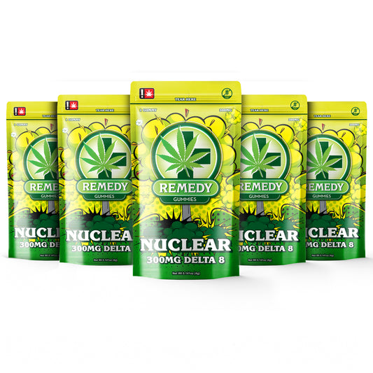 5 Pack Nuclear Gummies 300mg/1ct - Delta 8