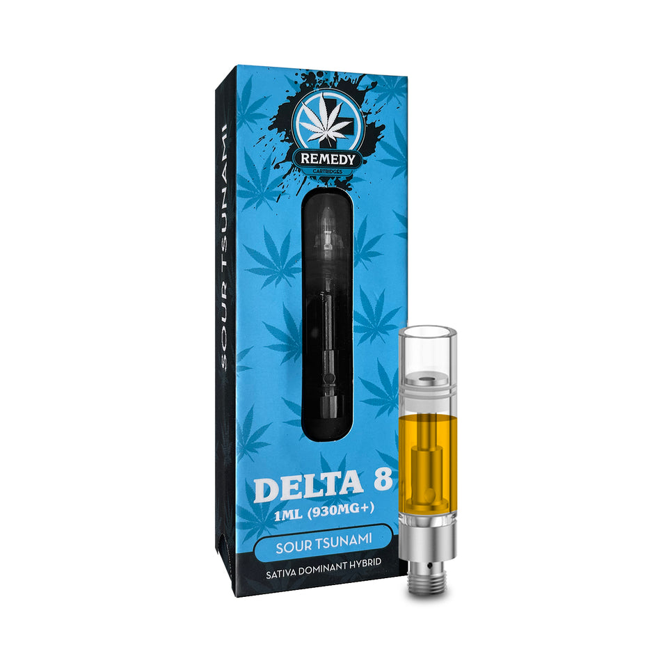 Flavored ‎Delta 8 THC Cartridges Remedy Premium Hemp
