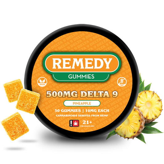 Delta 9 THC Gummies Pineapple 500mg