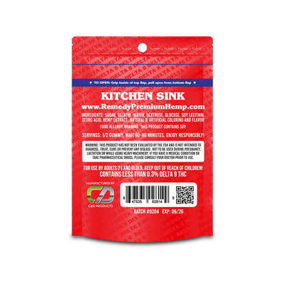 Kitchen Sink Gummies 420mg/10ct - D8+D9+D10+HHC+THCP
