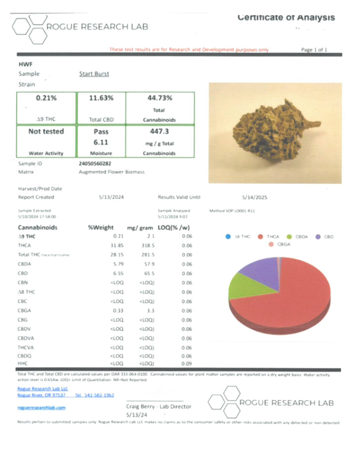 THC-A Flower - Starburst (Exotic)