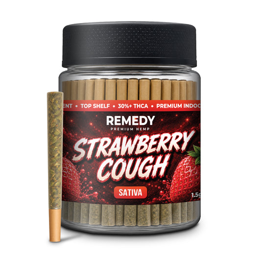 Strawberry Cough THCa 1.5g PreRolls 50-Pack