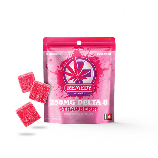 Delta 8 Strawberry Gummies 250mg