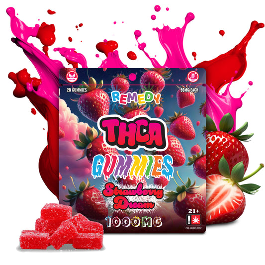 THC-A Gummies Strawberry Dream 1000mg