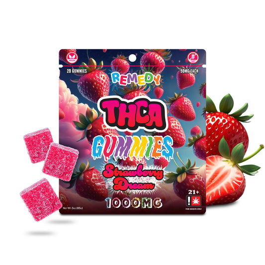 THC-A Gummies Strawberry Dream 1000mg