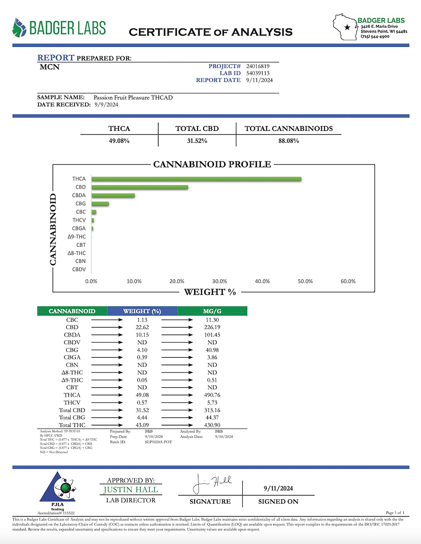Passion Fruit Pleasure THCa Live Resin 2g Disposable