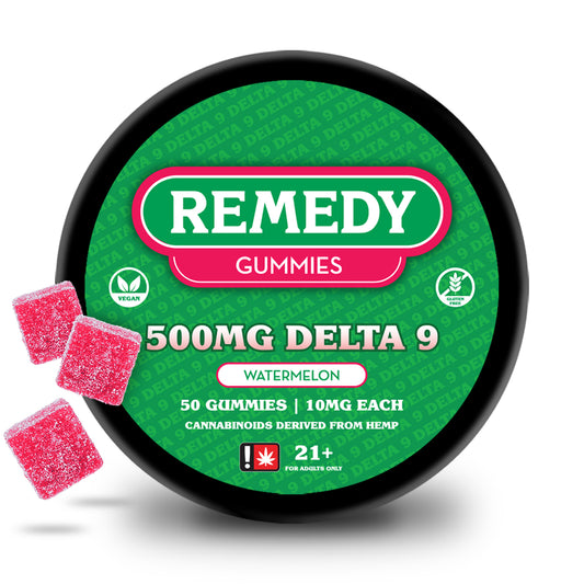 Delta 9 THC Gummies Watermelon 500mg