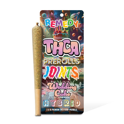 THC-A Pre-Rolls Joints 2 Pack - Wedding Cake