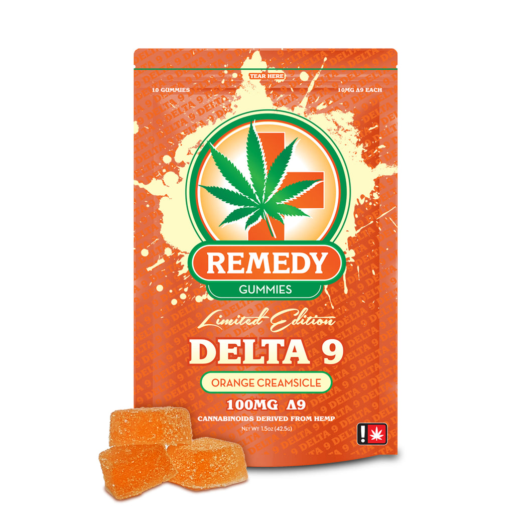 Delta 9 THC Gummies Orange Creamsicle 100mg - Limited Edition